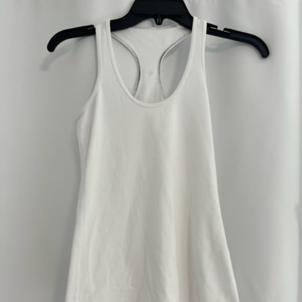 lululemon athletica White Racerback Tank Top
